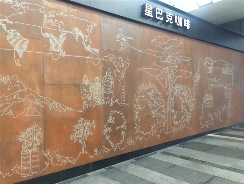 桃源耐候钢幕墙